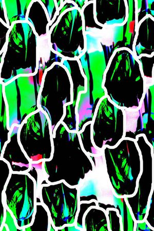 抽象印花华亿平台图片