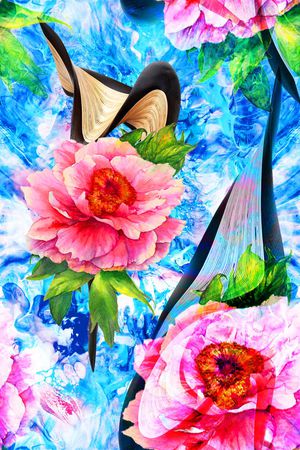 流行时尚印花华亿平台图片