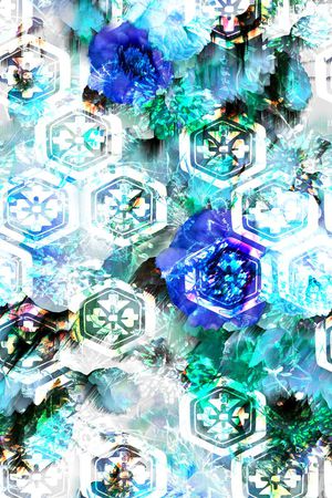 流行时尚印花华亿平台图片