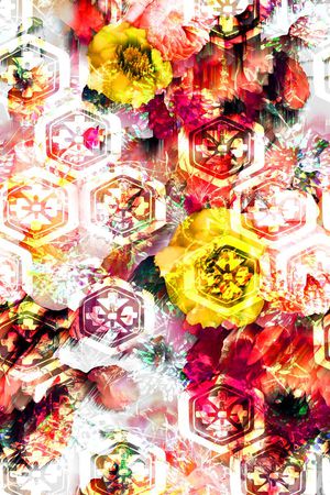 流行时尚印花华亿平台图片