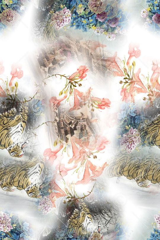 时尚印花华亿平台图片