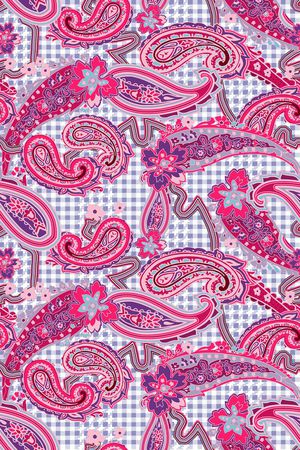 佩斯利印花华亿平台图片