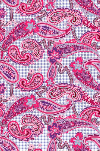 佩斯利印花华亿平台图片