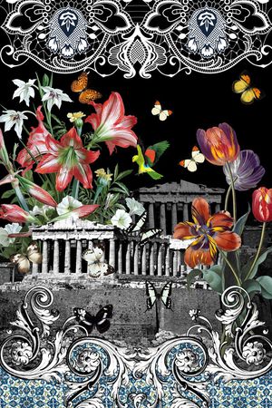 潮流时尚印花华亿平台图片