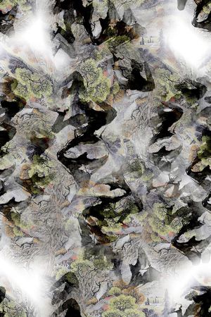 背影印花华亿平台图片