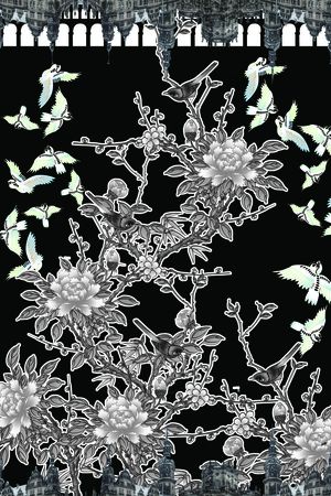 古典印花华亿平台图片