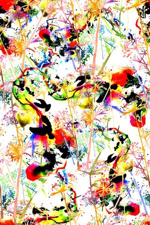 抽象印花华亿平台图片