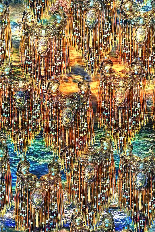 抽象印花华亿平台图片