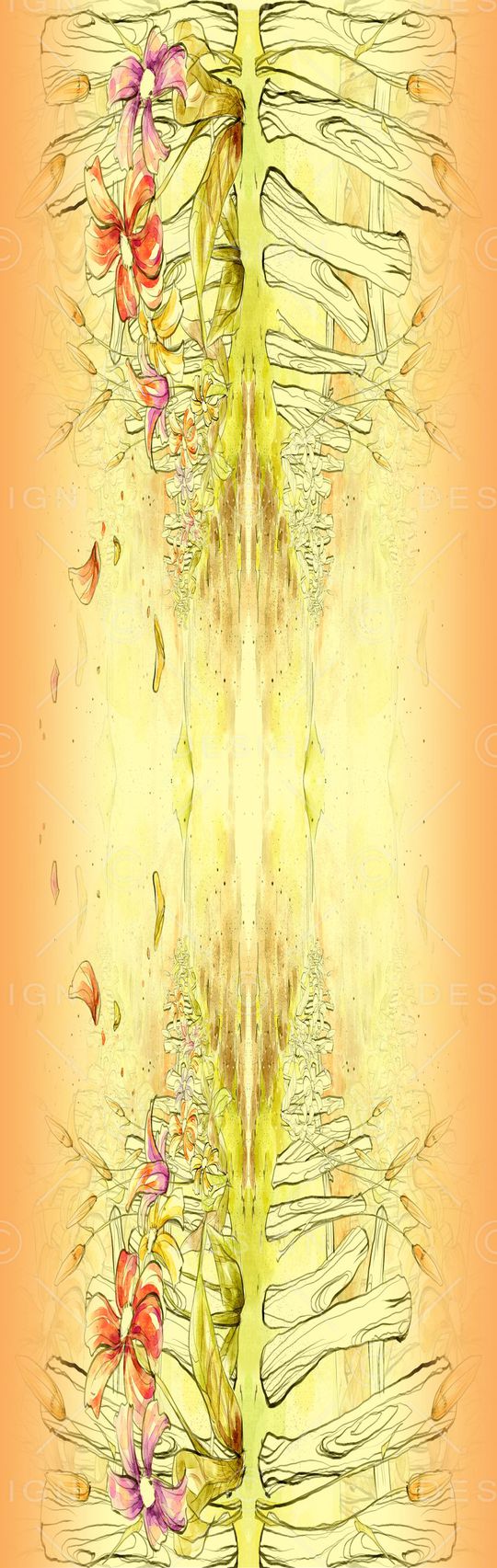 风景 花卉印花华亿平台图片