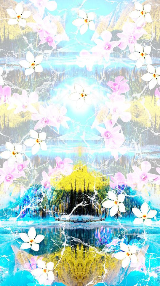 时尚写意印花华亿平台图片