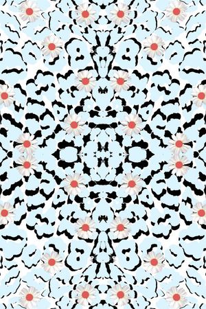 淡雅印花华亿平台图片