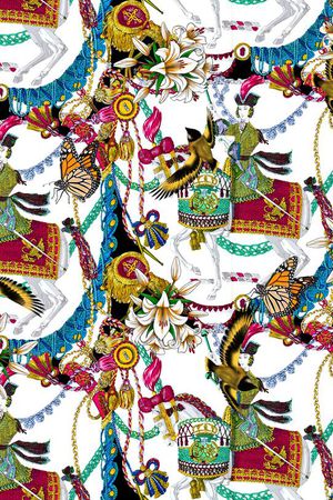 爱马仕风格印花华亿平台图片