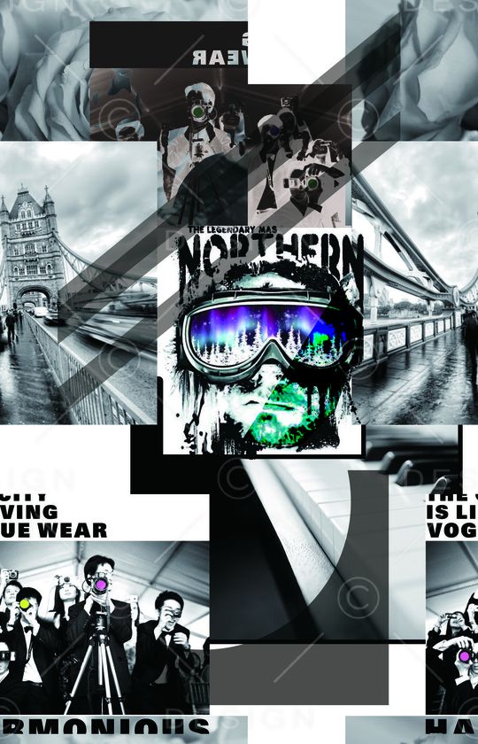 欧美英伦风印花华亿平台图片