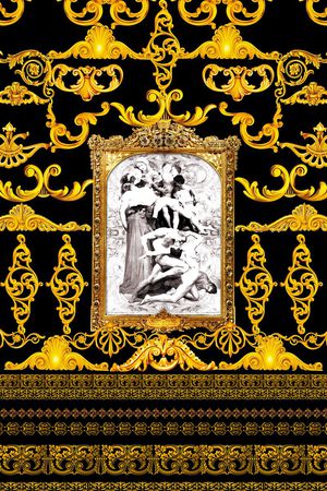 潮流时尚印花华亿平台图片