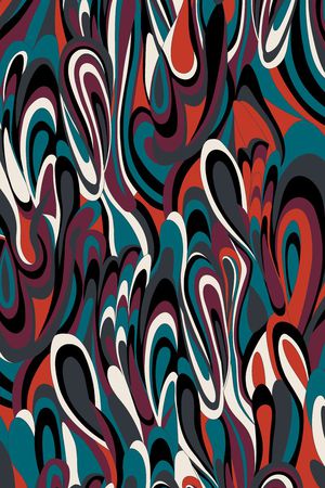 休闲风写意印花华亿平台图片