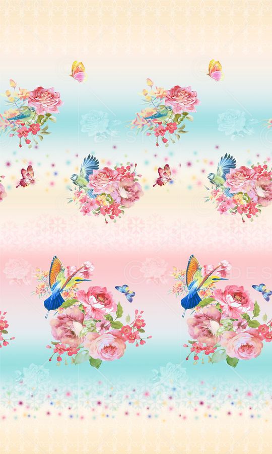 鲜花印花华亿平台图片