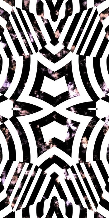 496892-黑白几何条纹云纹烟雾气体组合女装连