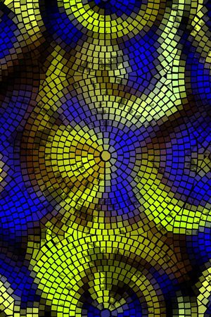 几何圆圈印花华亿平台图片