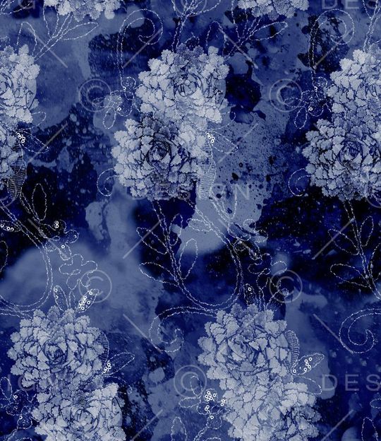 复古印花华亿平台图片