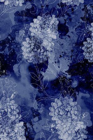 复古印花华亿平台图片