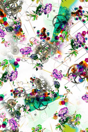 机械齿轮印花华亿平台图片