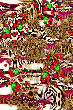 抽象印花华亿平台图片