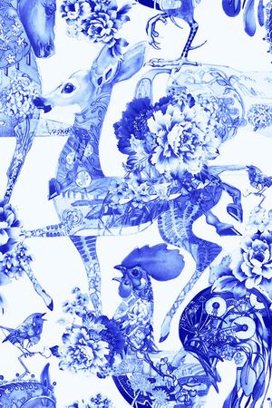 杜嘉班纳印花华亿平台图片