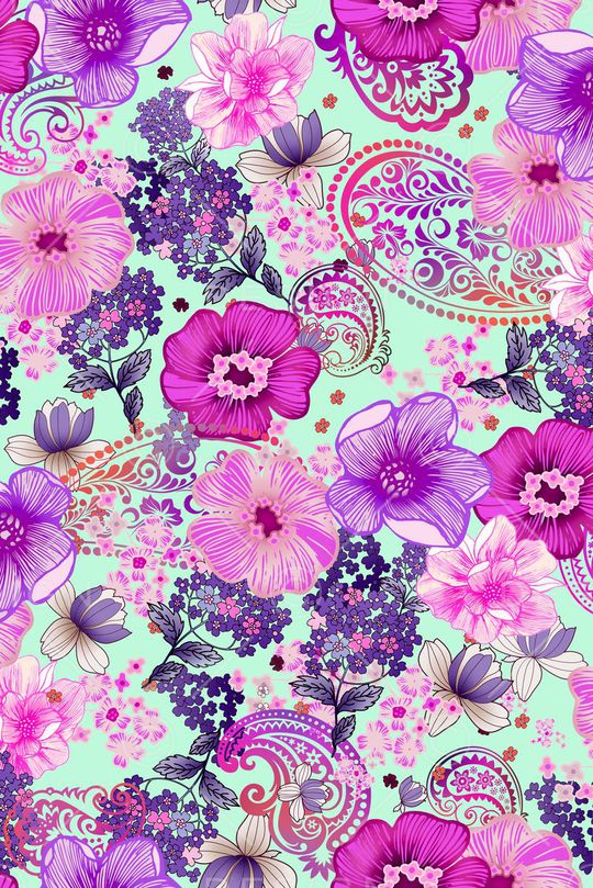 清爽 淡彩印花华亿平台图片