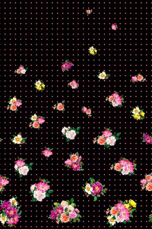 田园风印花华亿平台图片