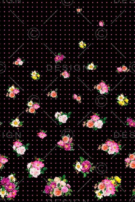 田园风印花华亿平台图片