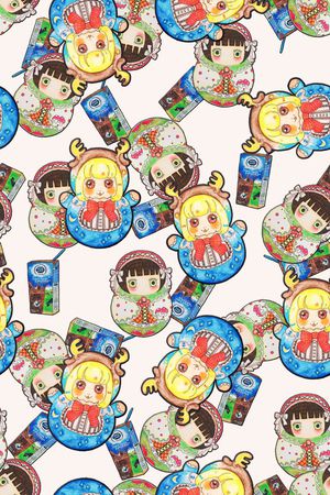 创意服装面料印花华亿平台图片