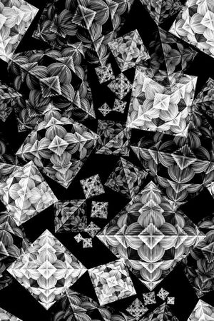 黑底印花华亿平台图片