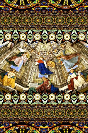 欧式宫廷风印花华亿平台图片