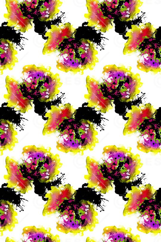 手绘印花华亿平台图片