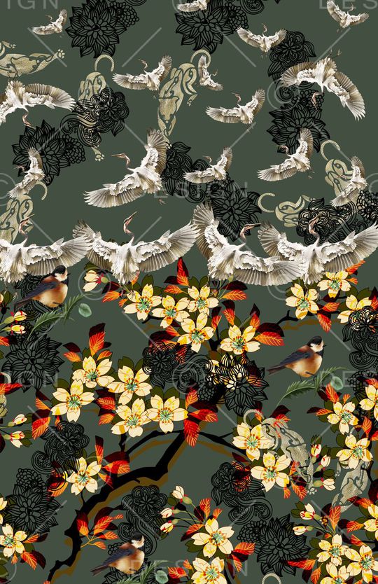 时尚印花华亿平台图片