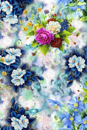 素雅印花华亿平台图片