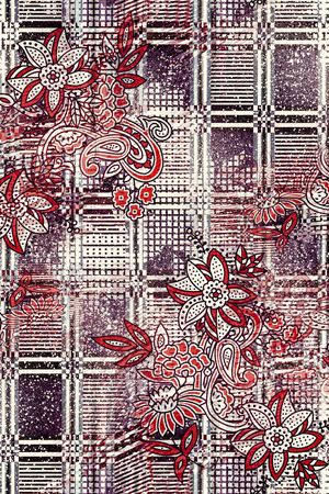 几何雕花印花华亿平台图片