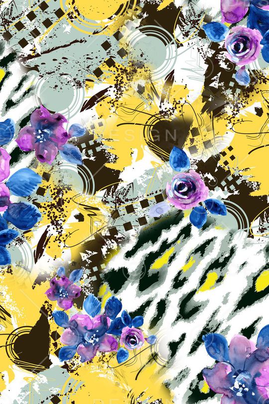 豹纹印花华亿平台图片