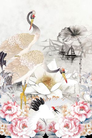 潮流时尚印花华亿平台图片