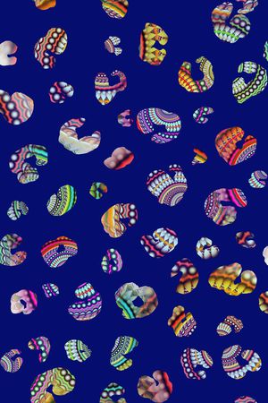 抽象印花华亿平台图片