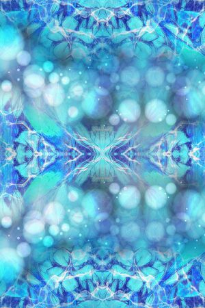 蓝色印花华亿平台图片