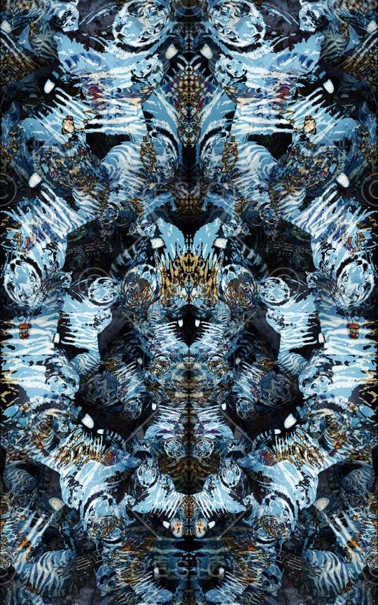 男女混搭印花华亿平台图片