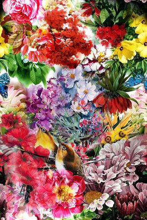 复古印花华亿平台图片