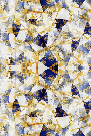 时尚戏曲印花华亿平台图片