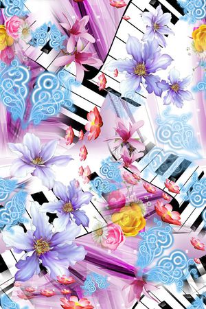 抽象印花华亿平台图片