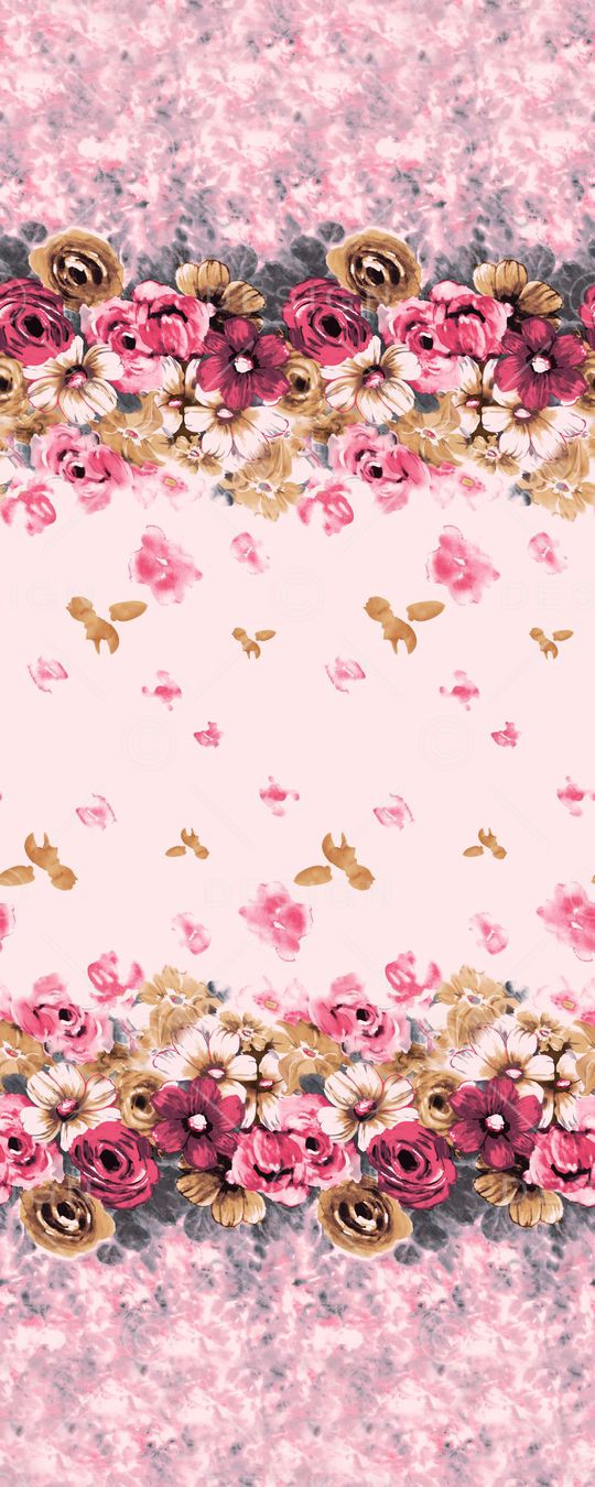 休闲风写意印花华亿平台图片