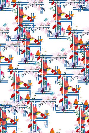 迷宫印花华亿平台图片