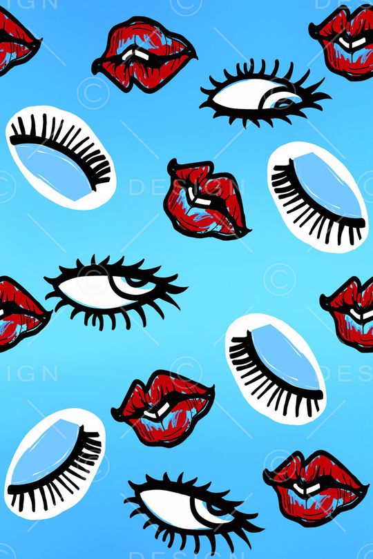 红唇印花华亿平台图片