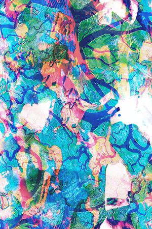 抽象印花华亿平台图片