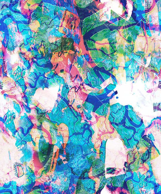 抽象印花华亿平台图片